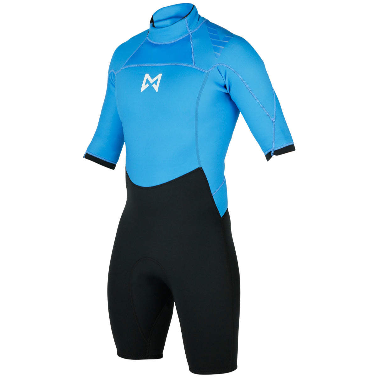 Magic Marine Brand Shorty 3/2 mm wetsuit blauw junior