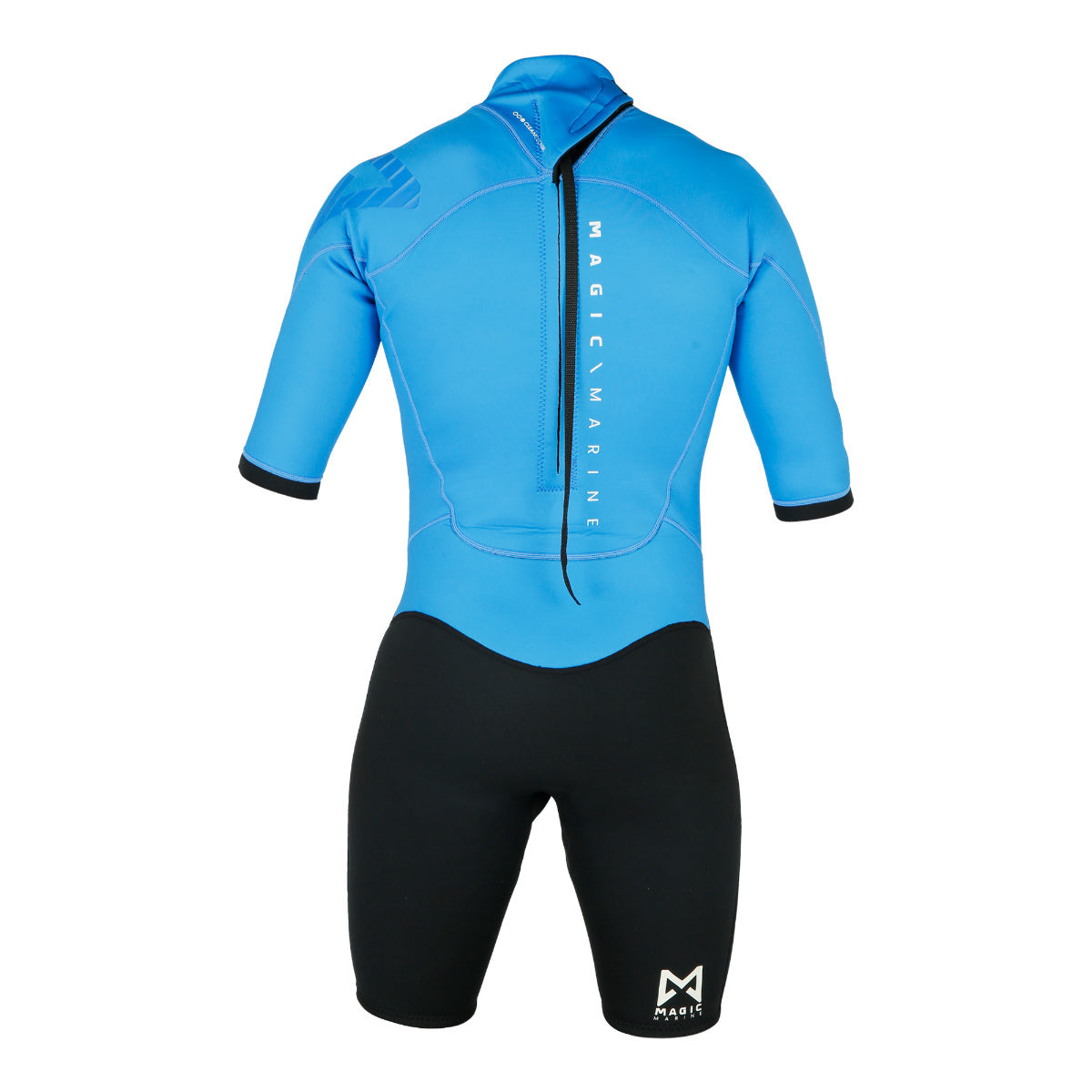 Magic Marine Brand Shorty 3/2 mm wetsuit blauw unisex