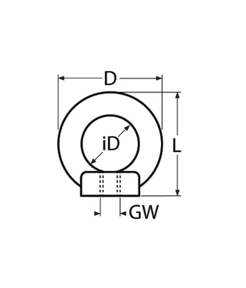 Marinetech Oogmoer M8 (DIN582)