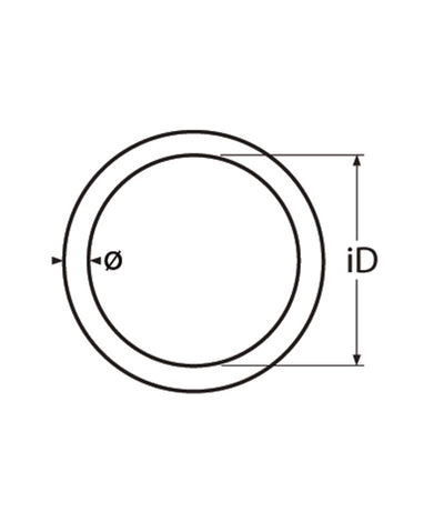 Marinetech Ring 5-40 mm Gelast en Gepolijst (2 stuks)