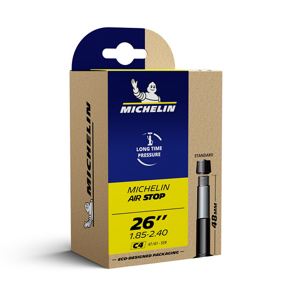 Michelin Airstop C4 MTB binnenband 40 mm autoventiel