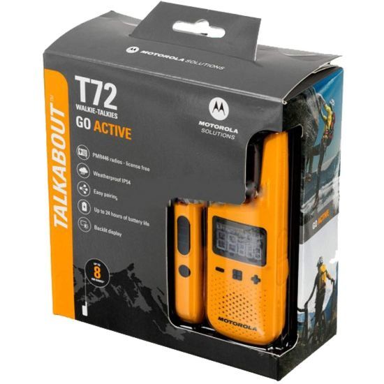 Motorola Talkabout T72 Twin Pack portofoonset geel