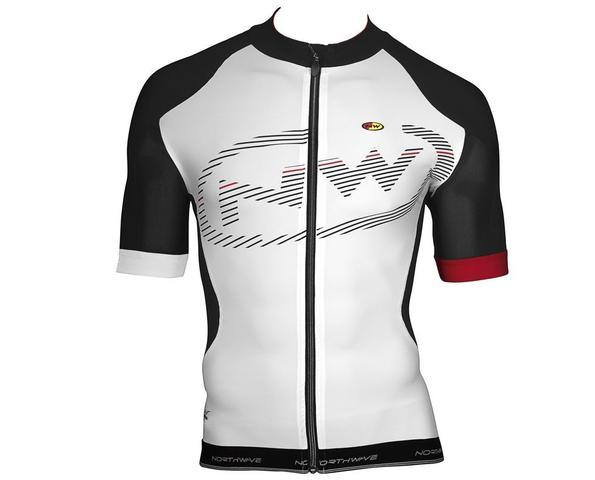 Northwave NRG Jersey Biomap fietsshirt korte mouwen wit heren