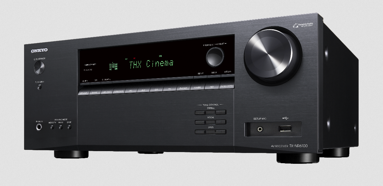 Onkyo TX-NR6100B surround receiver, werkt ook met Sonos