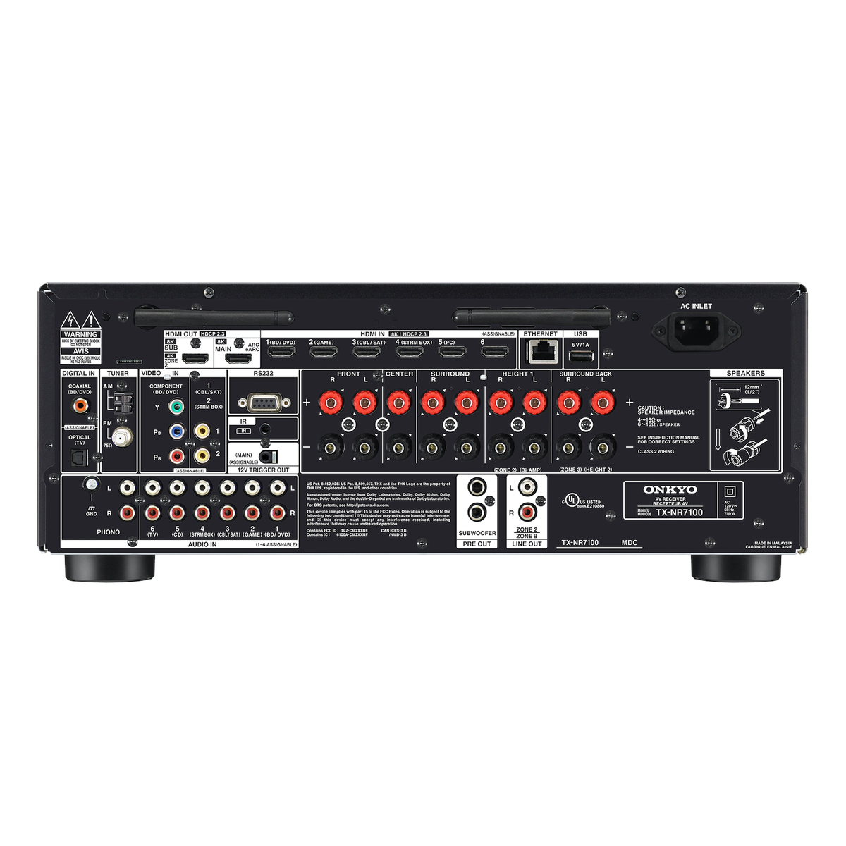 Onkyo TX-NR7100 surround receiver