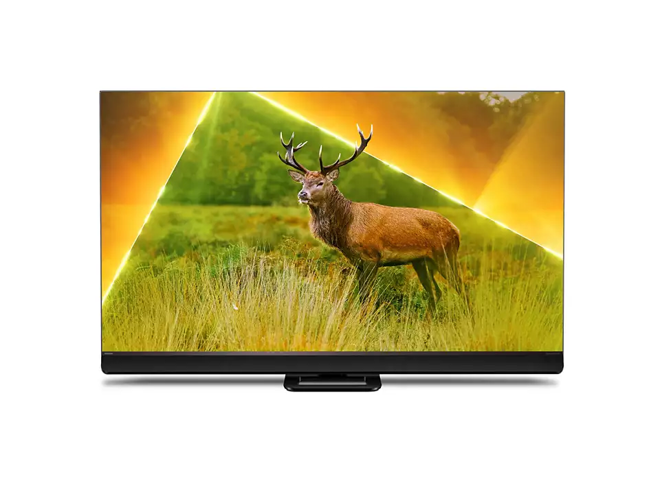 Philips 65PML9308/12 Mini LED Ambilight Smart Televisie met B&W Soundbar ingebouwd