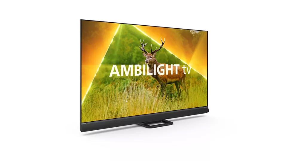 Philips 65PML9308/12 Mini LED Ambilight Smart Televisie met B&W Soundbar ingebouwd