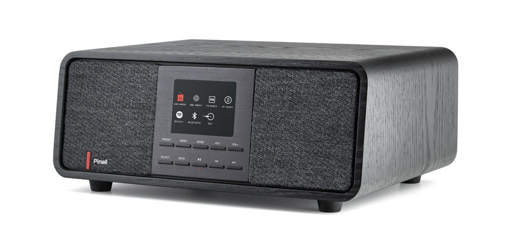 Pinell Supersound501-black stereo tafelradio met internet radio en DAB+ radio