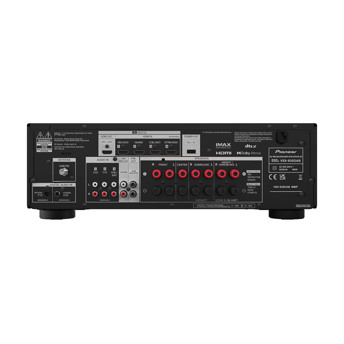 Pioneer VSX-835D Surround receiver