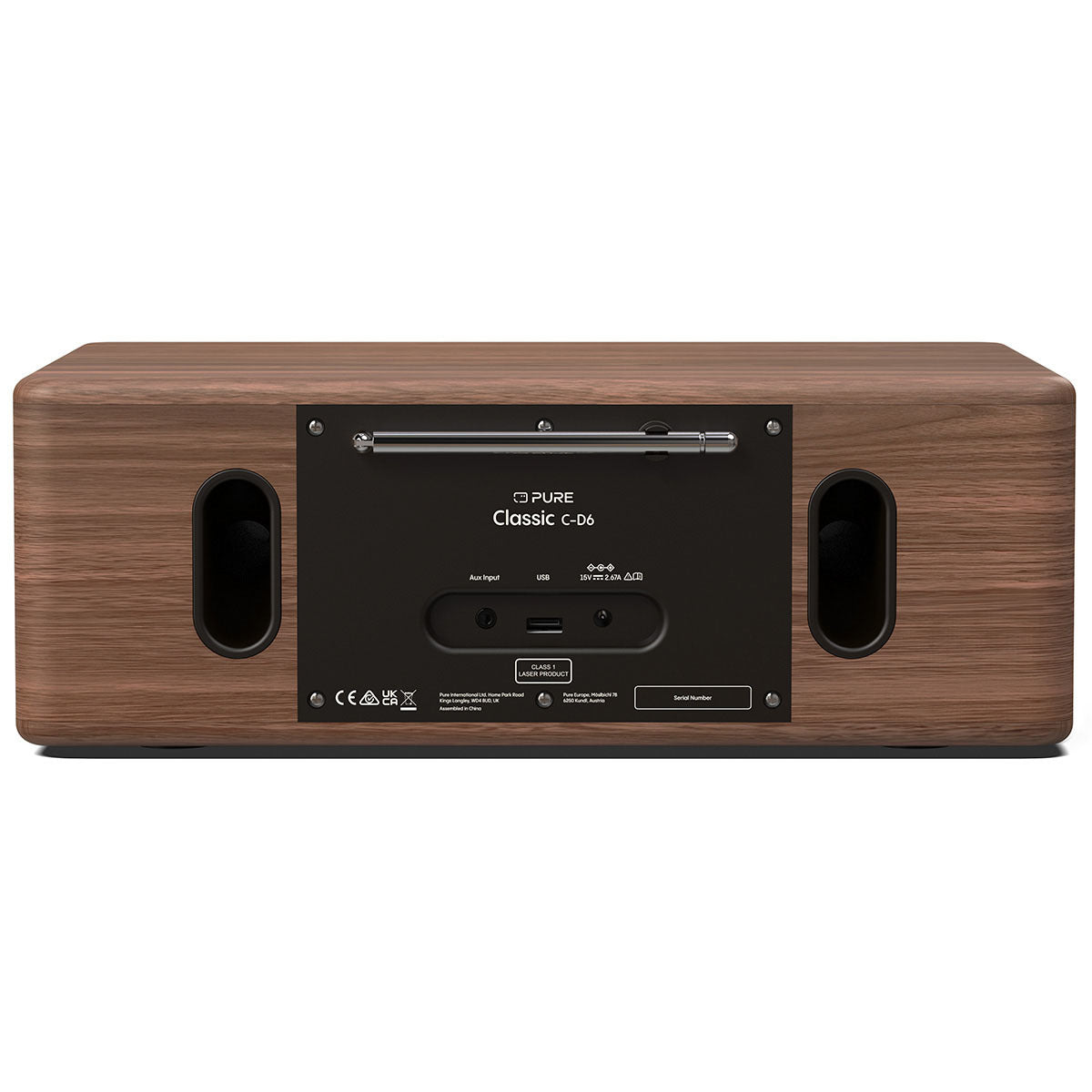 Pure Classic C-D6 CoffeeBlack stereo tafelradio