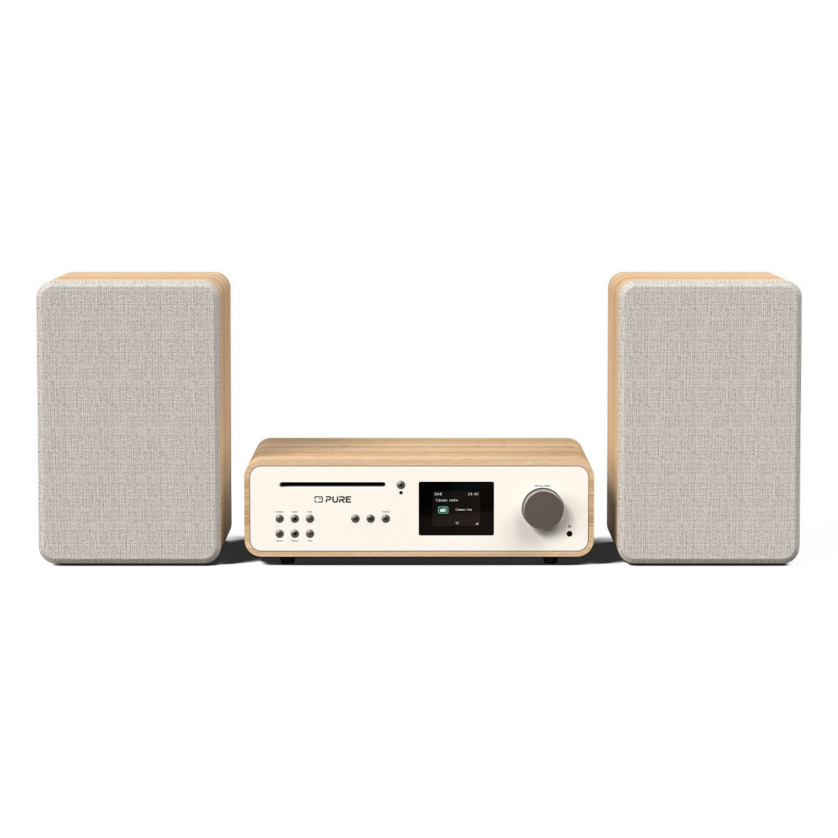 Pure ClassicStereo Cottonwit Micro Set met speakers