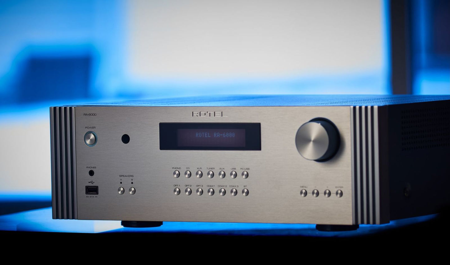 Rotel RA-6000S topklasse stereo versterker zilver