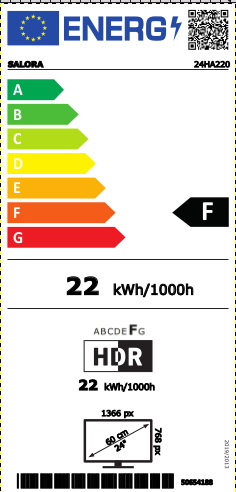 Salora 24HA220 Android smart TV
