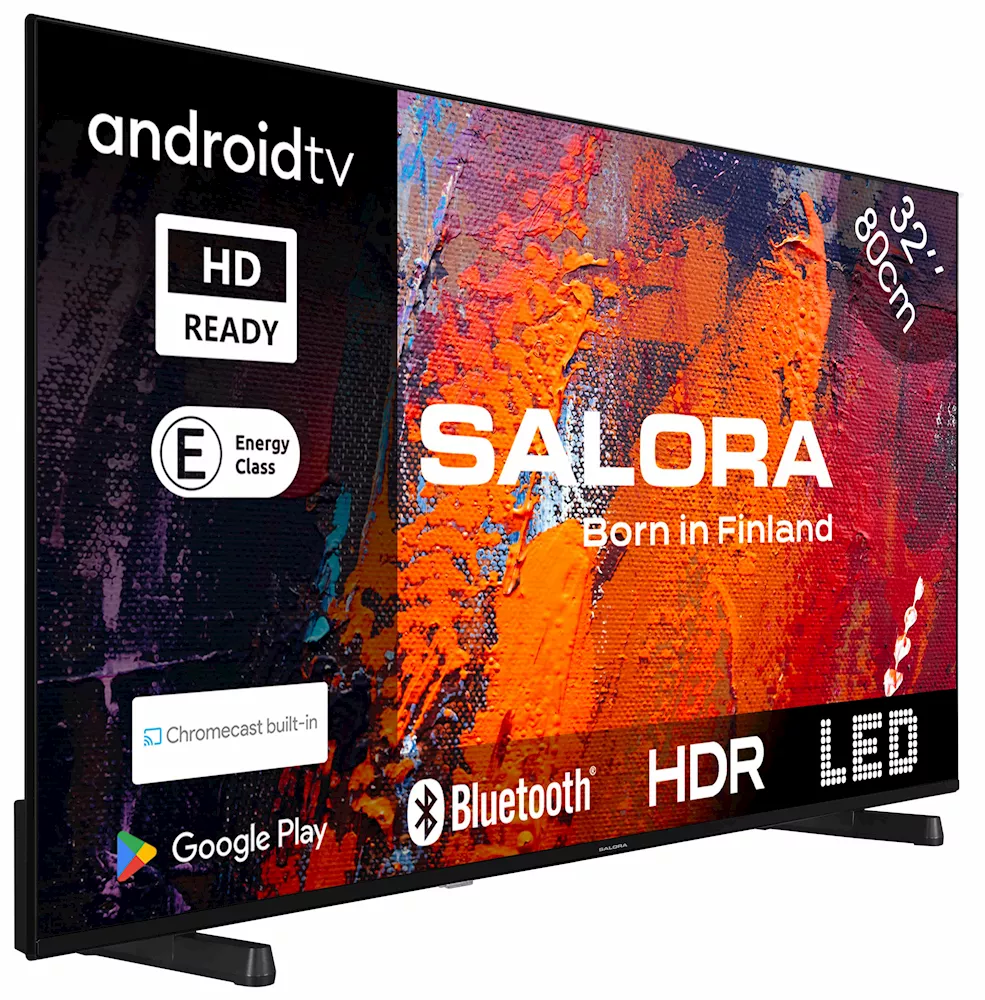 Salora 32FA550 Led televisie met Android smart TV en Chromecast