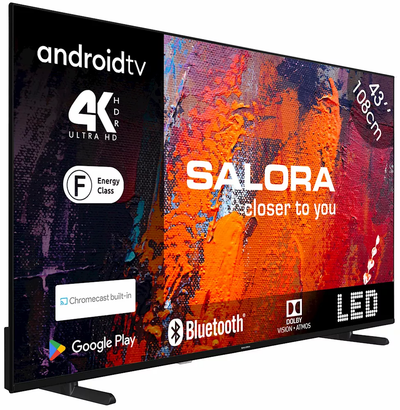Salora 43UA550 slanke Android Smart televisie