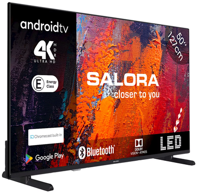 Salora 50UA550 slanke Android Smart televisie