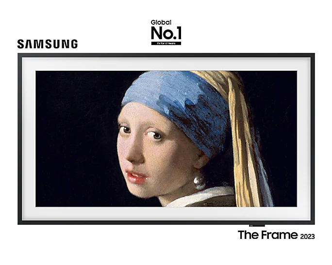 Samsung QE32LS03CBUXXN Frame Design: maak van je TV-scherm een kunstwerk aan de muur