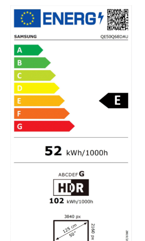 Samsung QE50Q68DAUXXN smart televisie met Q-LED scherm