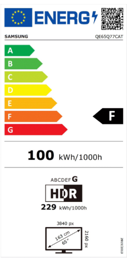 Samsung QE65Q77CATXXN Smart TV