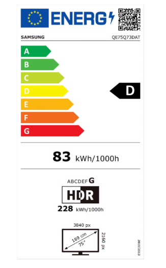 Samsung QE75Q73DATXXN grootscherm Smart Televisie