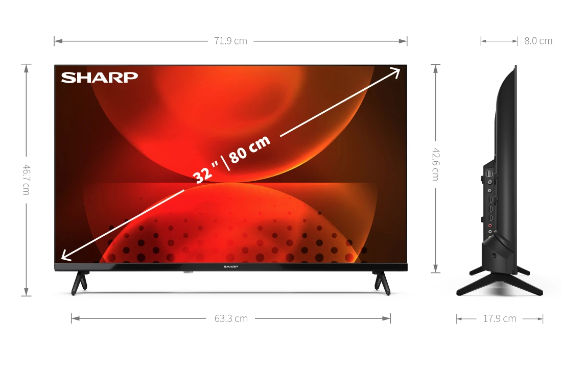 Sharp 32FH2 Android Smart Televisie