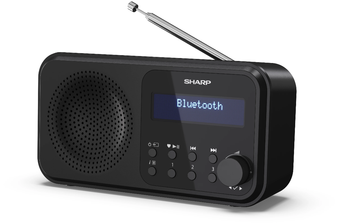 Sharp DR-P420BK ZWART radio met klok