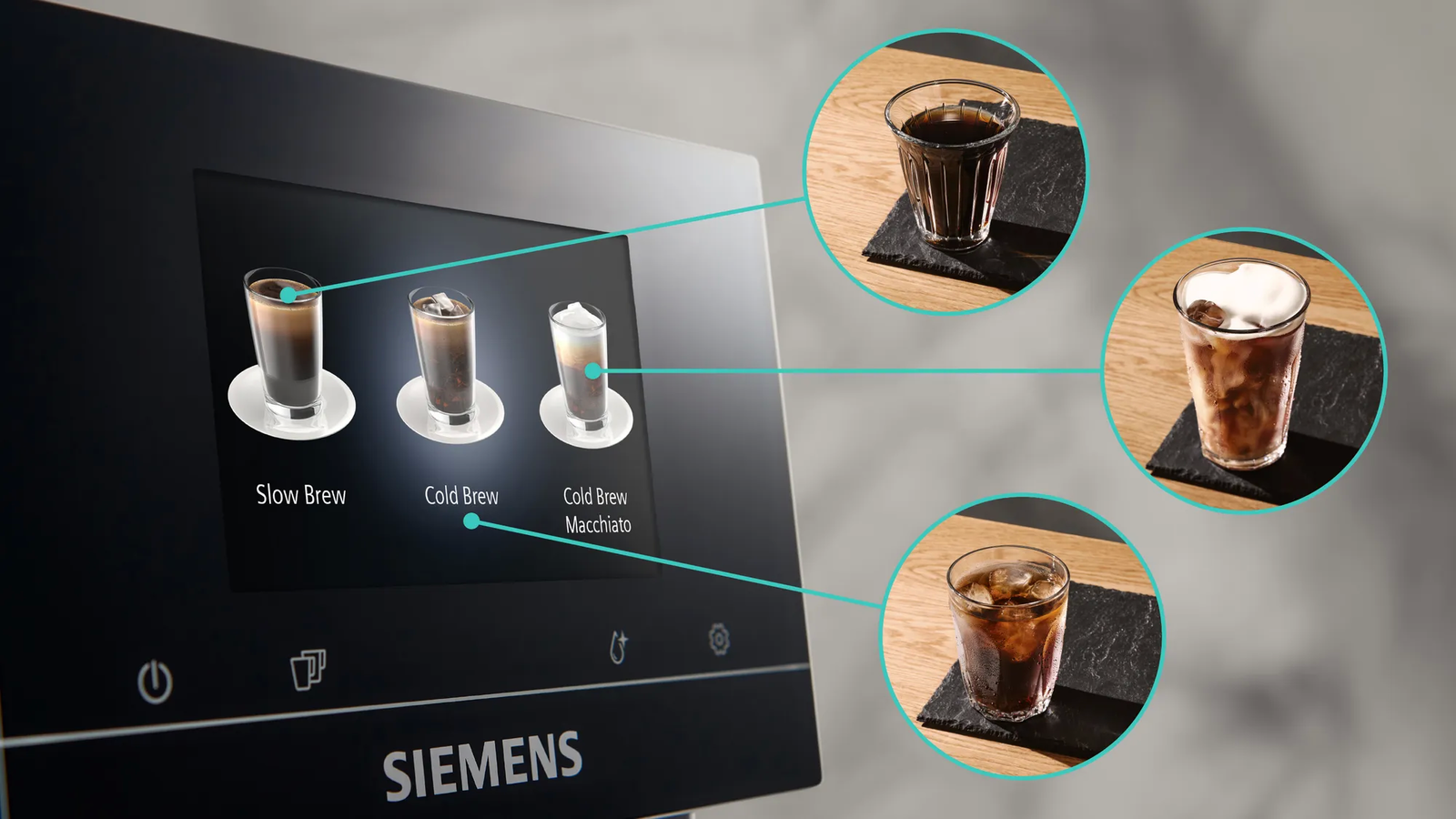 Siemens TQ717DF5 koffiemachine met touchscreen