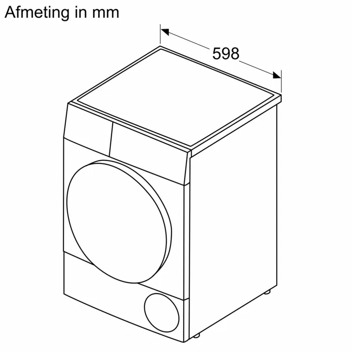 Siemens WQ35G2DXNL zilver warmtepomp droger