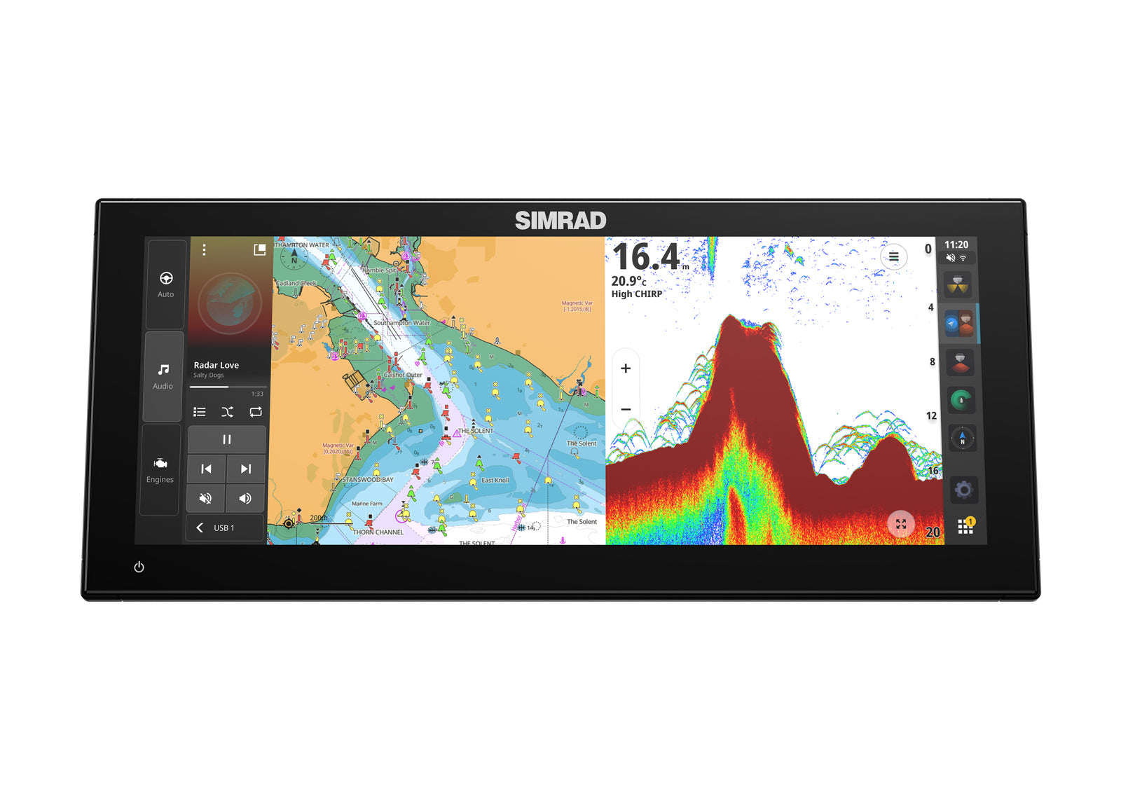 Simrad NSX 3012UW kaartplotter