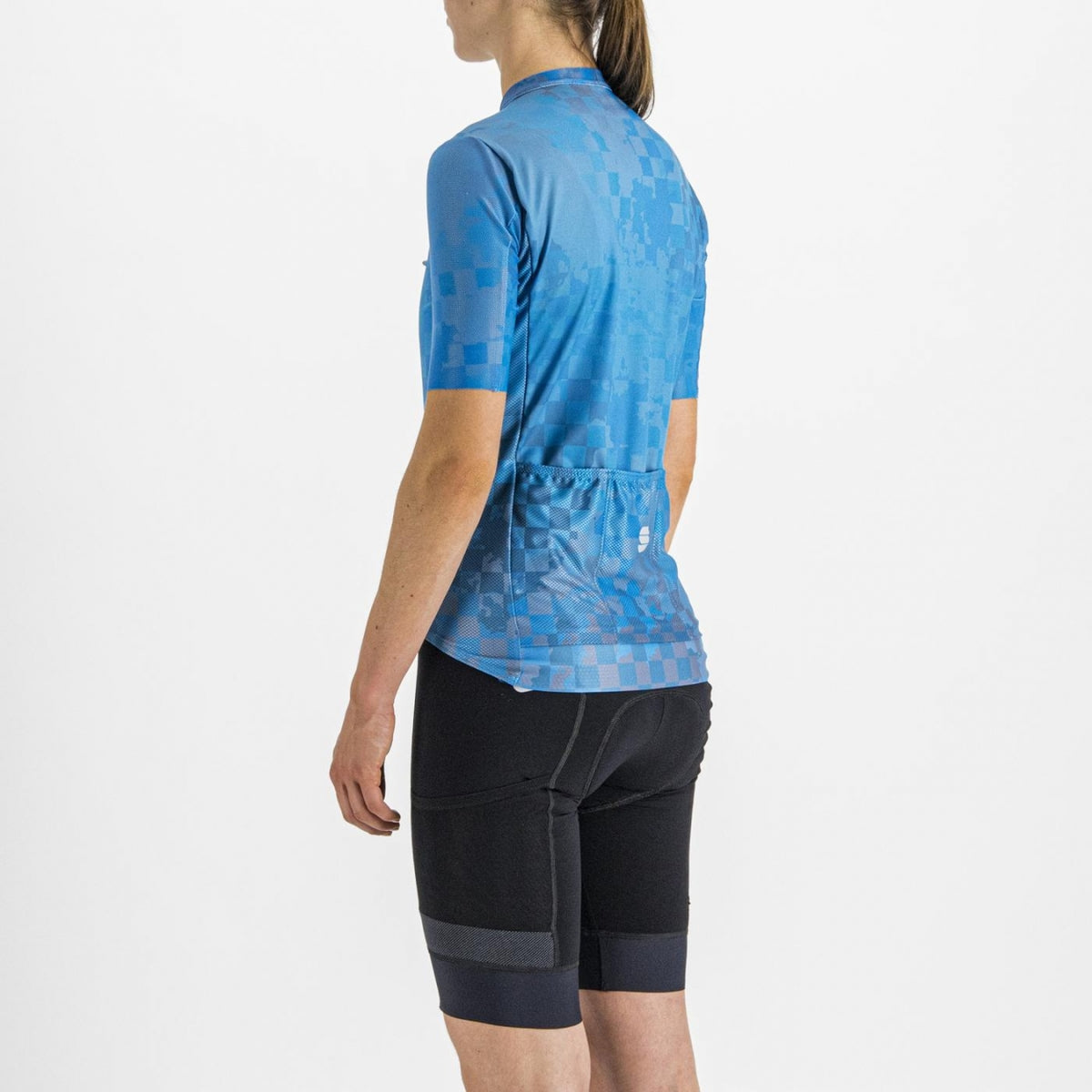 Sportful Rocket fietsshirt korte mouwen blauw dames