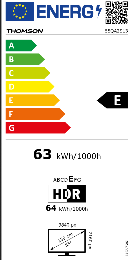 Thomson 55QA2S13 Q-Led Ultra HD Smart Televisie