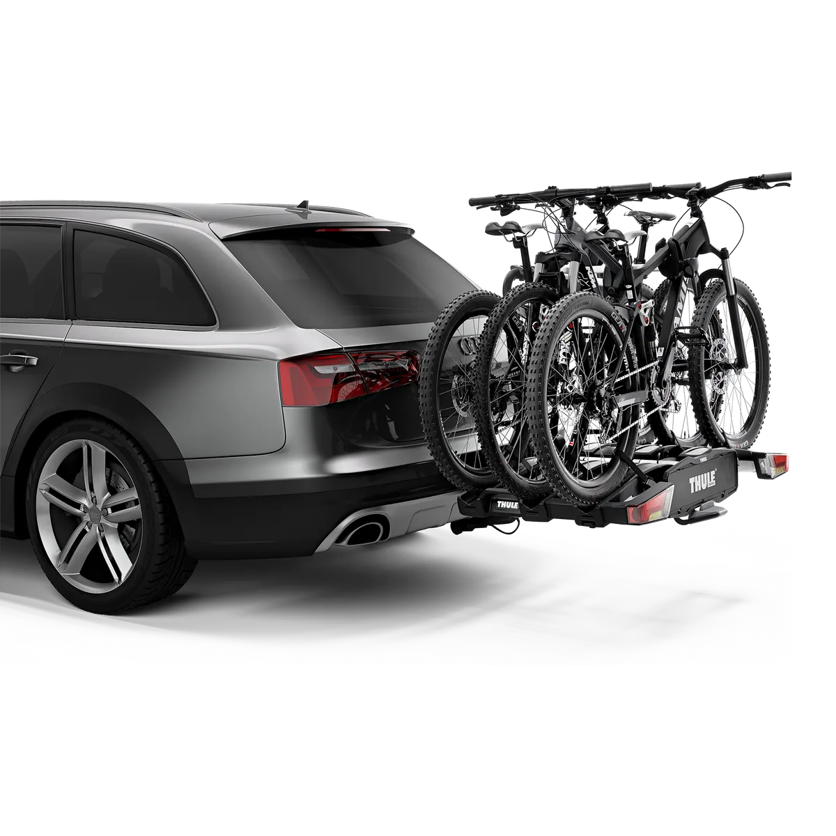 Thule EasyFold XT 3 934 fietsendrager voor 3 fietsen zwart met aluminium