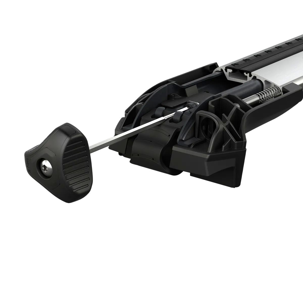 Thule Edge Raised Rail voeten voor Thule Edge dakdragersystemen 4 stuks zwart