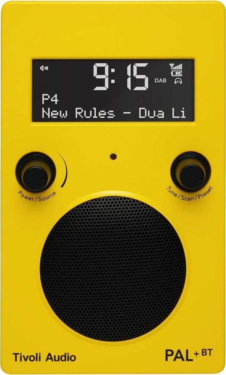 Tivoli PAL+BT YELLOW tafelradio