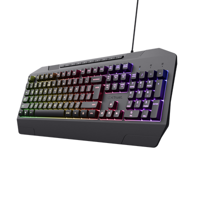 Trust GXT836 EVOCX Gaming keyboard met verlichting en polssteun