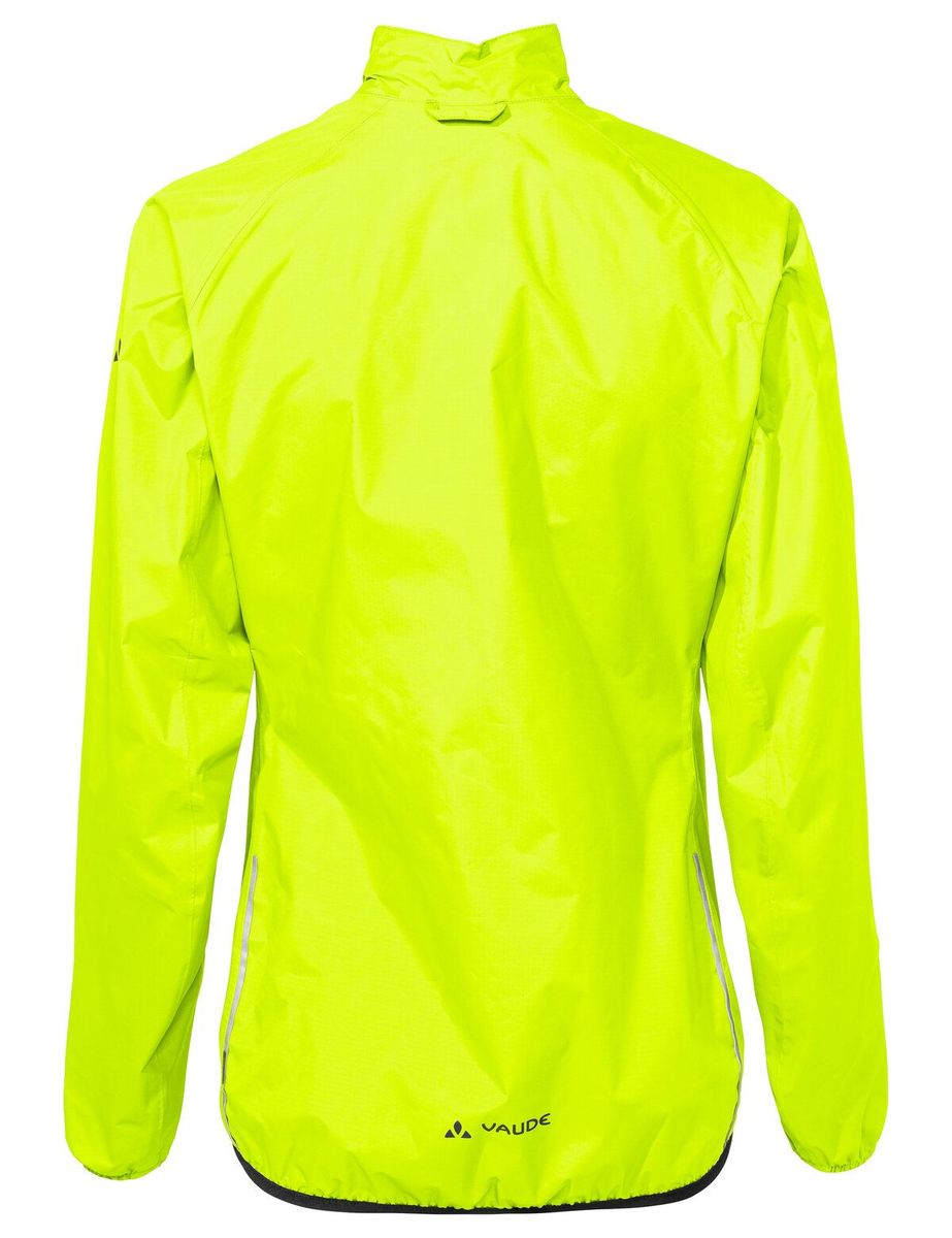 Vaude Drop III Regenjack neon geel dames