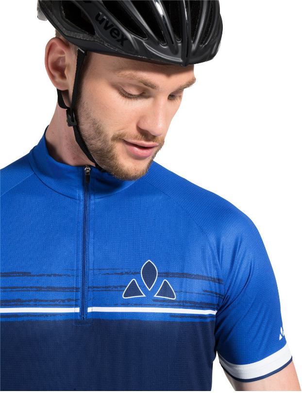 Vaude Men`s Mitus Tricot fietsshirt korte mouwen blauw heren