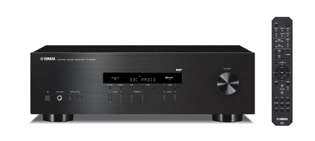 Yamaha RS-202DBL2 zwart receiver met Bluetooth en  DAB+ radio-ontvangst