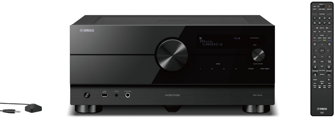 Yamaha RX-A6ABL surround receiver met 200,= cashback via Yamaha