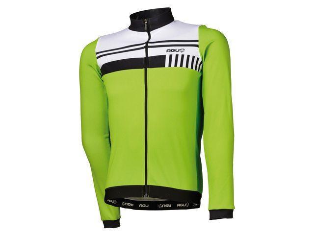 Agu Naro LM fietsshirt met lange mouwen groen heren