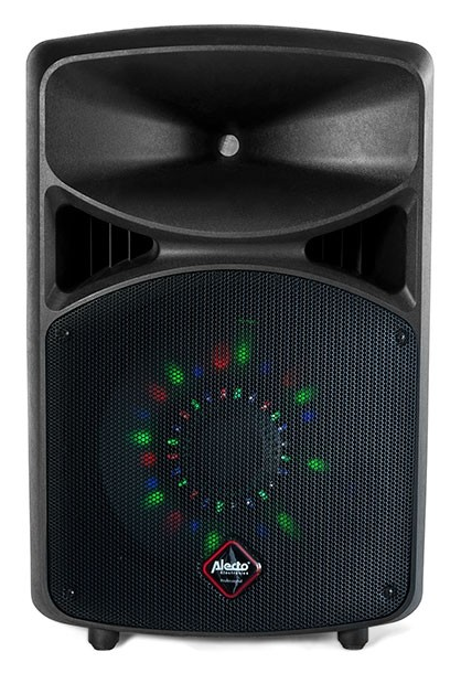 Alecto PAS215A LED set met 1x actieve en 1x paasieve Party speaker met party light