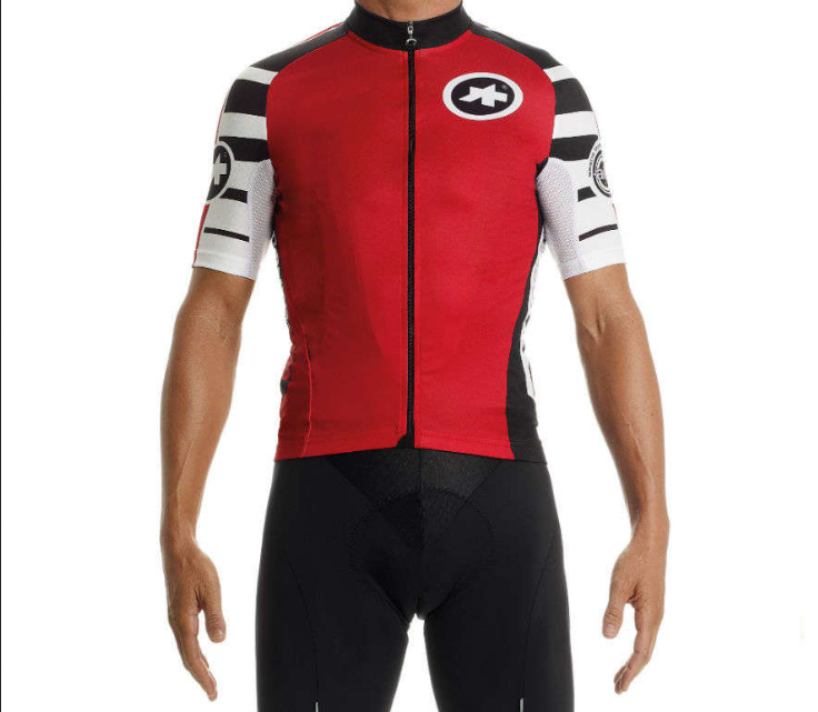 Assos Mangussta S7 fietsshirt korte mouwen rood heren