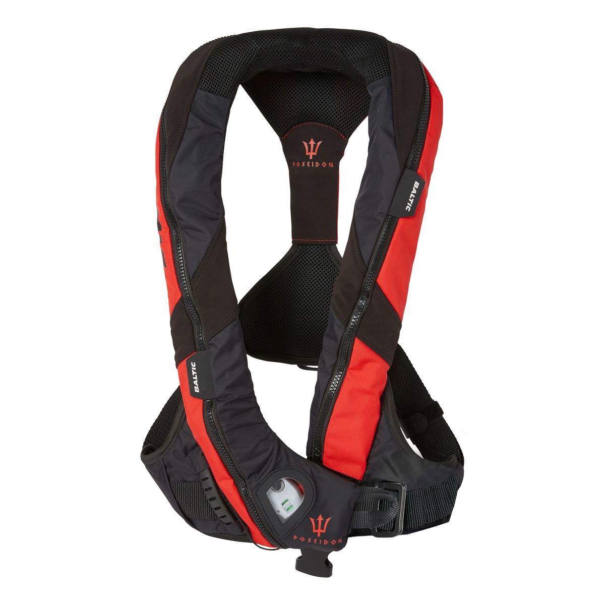 Baltic Poseidon Harness 165N automatisch reddingsvest rood