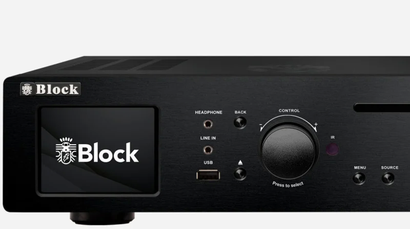 Block Audio CVR-10 MK2 zwart stereo receiver met CD speler en internet radio