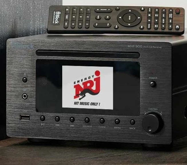 Block Audio MHF-900 SOLO Black Micro model met ingebouwde CD speler en klok