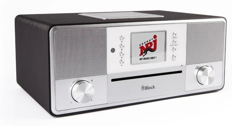 Block Audio SR-50 Antraciet Alles-in-één stereo 2.1 radio met CD speler