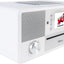 Block Audio SR-50 White Alles-in-één stereo 2.1 radio met CD speler
