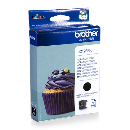 Brother LC-123BK Inktcartridge