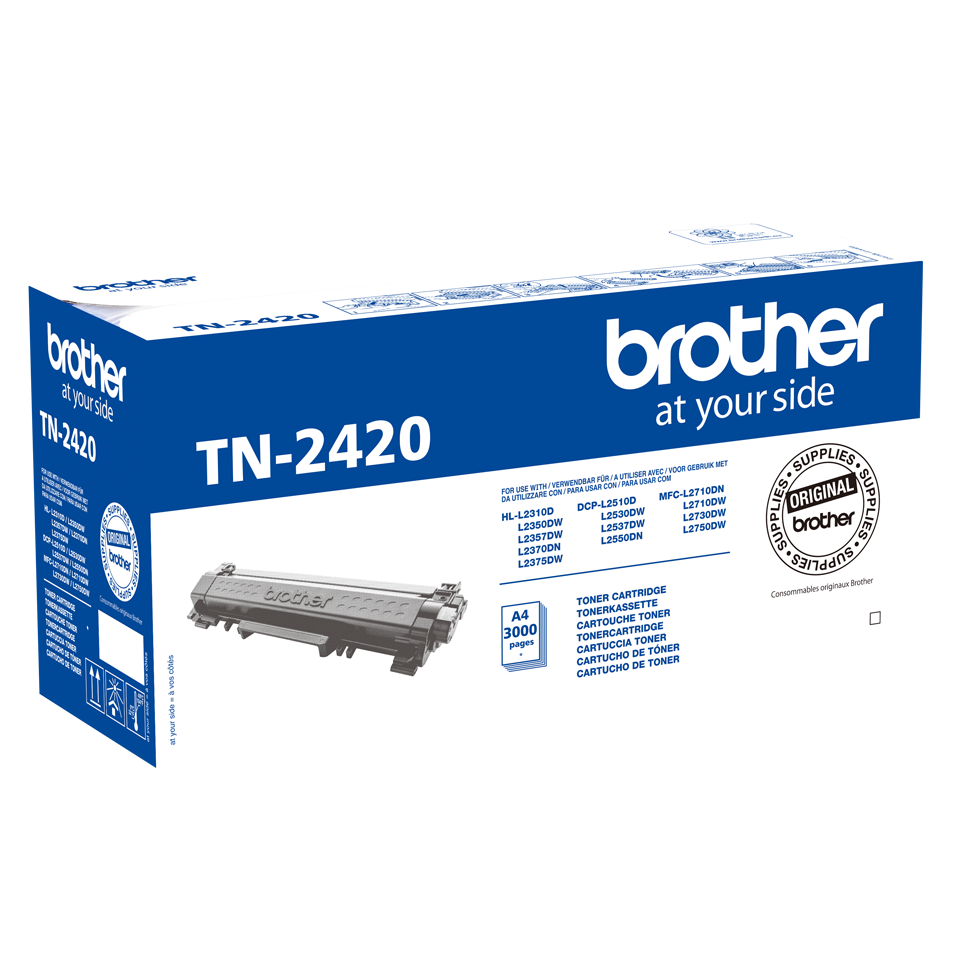 Brother TN-2420 geschikt voor ca. 3000 pagina´s printen