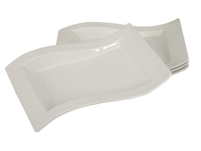 CSW VILLEROY & BOCH set van 4 langwerpige borden